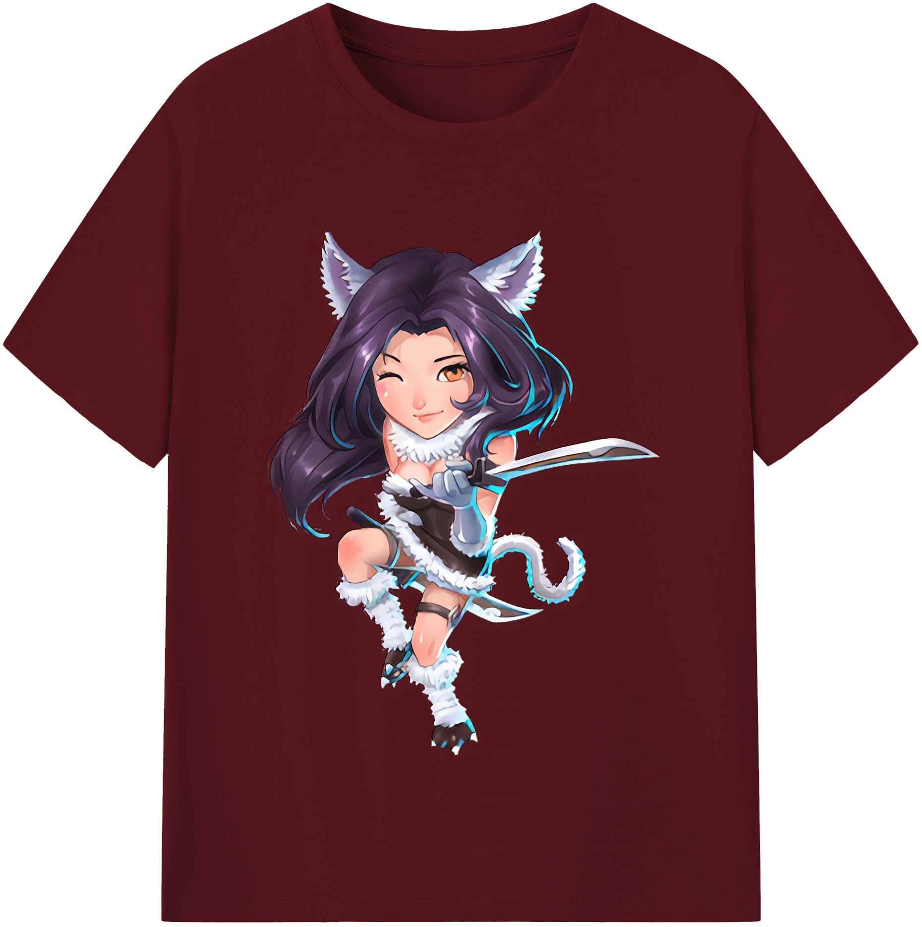 リーグ・オブ・レジェンド League of Legends LOL 綿100％半袖Tシャツ（フロントプリント）